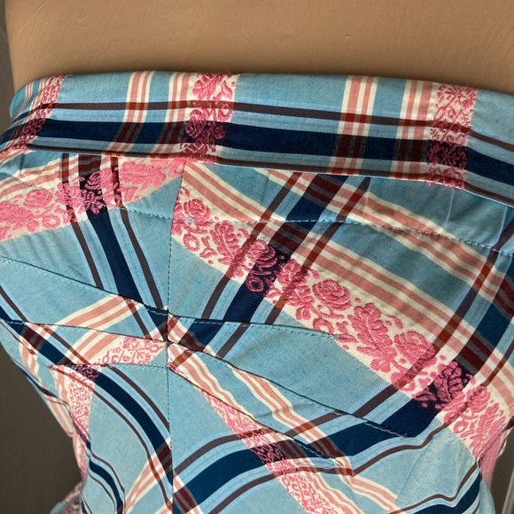 Only Hearts NYC / BGN NWT Strapless Plaid Dress with Attached Petticoat - Size 4 - Picture 9 of 15